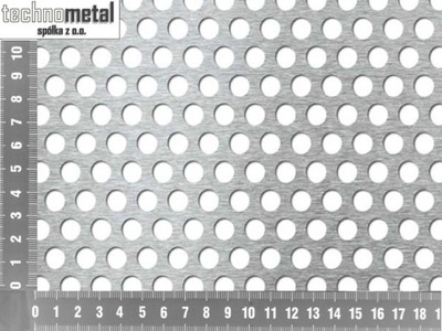 Blacha perforowana 1,5x1000x2000 Rv 10-15 stalowa