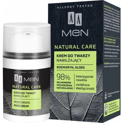 AA Krem do twarzy Men Natural Care nawilżający