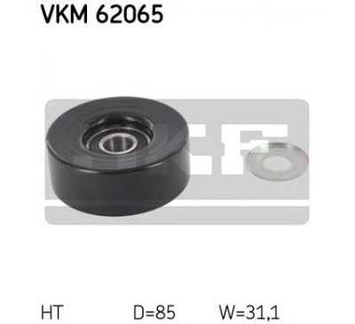 Ролик направляющая ремень patrol gr y61 terrano ii фото №1