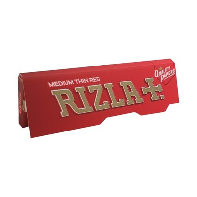 Bibułki bletki do skrętów RIZLA MEDIUM RED krótkie standardowe