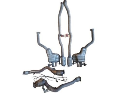 Гаситель выхлоп бачок левый left bentley continental gt gtc lift 2011- фото №1