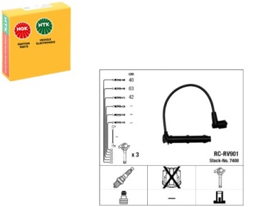 Дроти запалювання ngk 9a03200 dkb763 фото №1