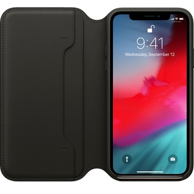 Pokrowiec Apple iPhone X Leather Folio ORYGINALNY