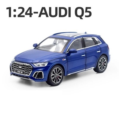 Niebieski no Box1: 24 Audi Q5 SUV Model samochodowy