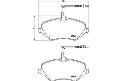 Hella тормозные колодки тормозные citroen c5 iii 3.0 v6 rd_ фото №1