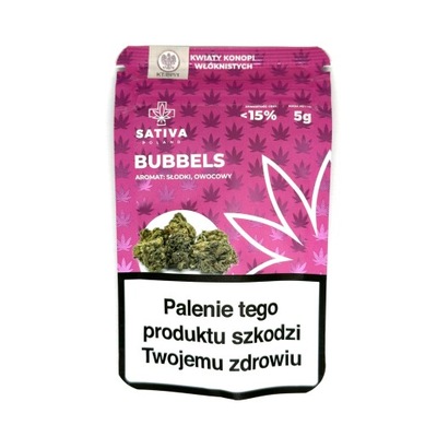 CBD Kwiaty Konopi ”BUBBELS” 5 g