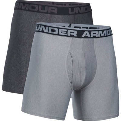 BOKSERKI UNDER ARMOUR O SERIES 6'' BOXERJOCK 2 PACK MEN GRAY M