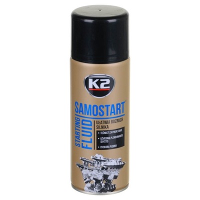 K2 Samostart 400ml ułatwia rozruch do -54°C