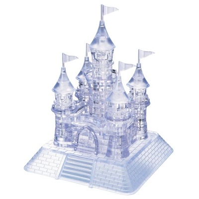 Puzzle 3D Crystal Puzzle: zamek, 105 elementów