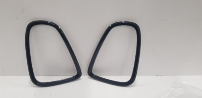 Хром задний  задний левый правый mini r56 r57 r58 black чёрный новый фото №1