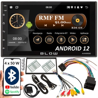 RADIO AUTOMOBILINIAI 7' BLUETOOTH ANDROID GPS FULL HD 