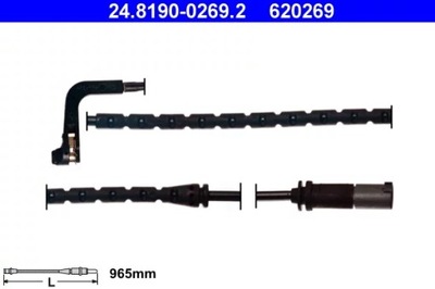 ATE 24.8190-0269.2 SENSOR PADS HAM.BMW X5 E70 07-  