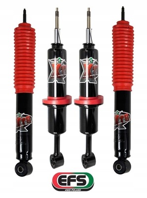 SET 4 WZMOCNIONYCH SHOCK ABSORBERS HD TOYOTA 4RUNNER GEN 4 & 5 2003-2010  