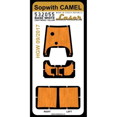 HGW 532055 1/32 Sopwith Camel - jasne drewno