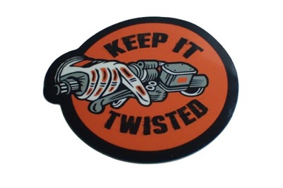 KEEP IT TWISTED HARLEY NAKLEJKA STICKER