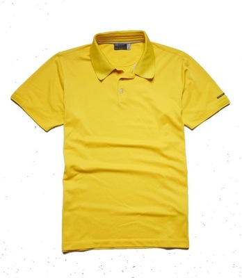 Adidas porshe design polo żółta koszulka męska L