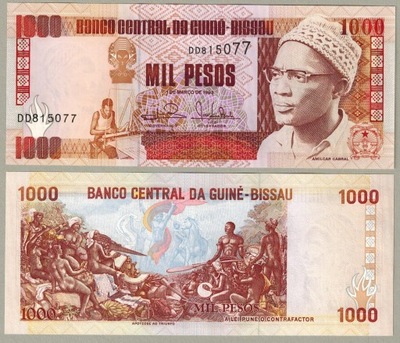 Gwinea Bissau 1000 Pesos 1993 P-13b UNC