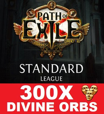 PATH OF EXILE POE STANDARD 300 DIVINE ORB PC