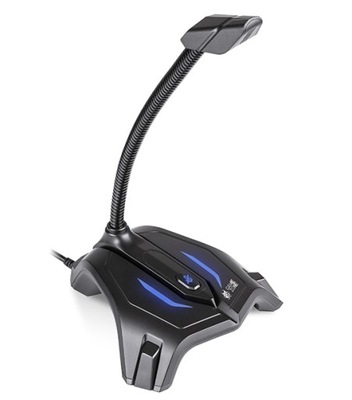 Mikrofon Tracer Gamezone Gamer LED USB czarny