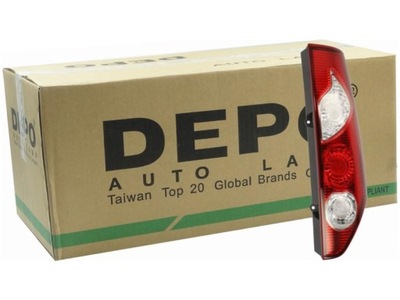 Лампа задняя правая renault kangoo ii 08-12 kangoo grand kangoo ii 08-12 фото №1