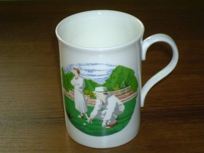 KREMOWY KUBEK WELKIN BONE CHINA PORCELANA