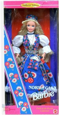 Lalka barbie NORWEGIAN DOLLS OF THE WORLD COLLECT