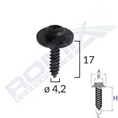 Винт с подкладка жабо fiat фото №1