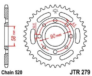 ЗУБЧАТКА ЗАДНЯ JT 31-ЗУБІВ HONDA VT 125 1999-2000