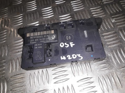 Mercedes w203 coupe модуль дверь правый 2038201485 фото №1