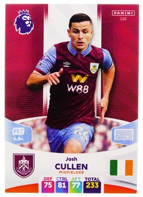 PANINI PREMIER LEAGUE 2024 Burnley Cullen 110