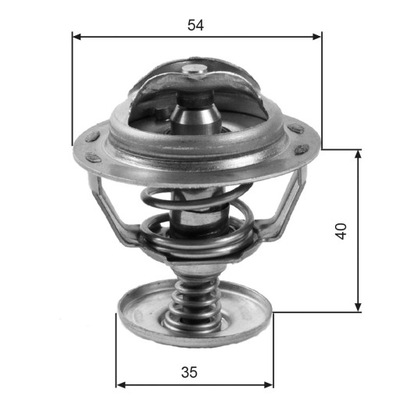 TERMOSTATO FORD 82C 1,3/1,6 GATTH06082G1  