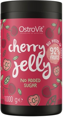 Owoce w żelu WIŚNIE Frużelina Wiśniowy Bez Cukru 1kg OstroVit Cherry Jelly