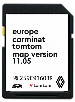 MAPA RENAULT CARMINAT TOMTOM 11.05 2023/2024 PL