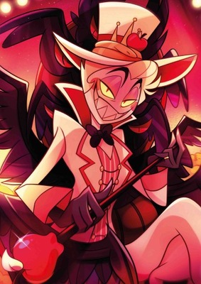 Plakat A3 Hazbin Hotel Lucyfer Lucifer Morningstar