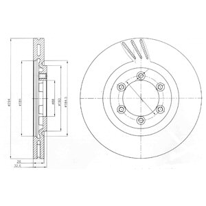 DISCO DE FRENADO DELPHI BG4112 + REGALO  