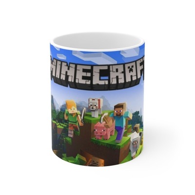 KUBEK z motywem Minecraft z imieniem GRATIS!