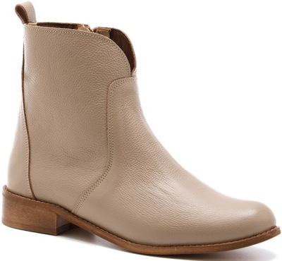 Botki NICOLE-2969 beż r39