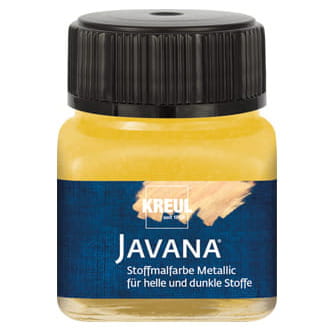 Farba do tkanin 20ml ZŁOTA Metalic GOLD ubrań Java