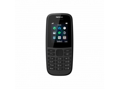 Telefon NOKIA 105 Czarny Dual Sim