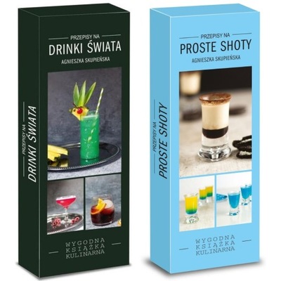 PAKIET książek DRINKI ŚWIATA i PROSTE SHOTY