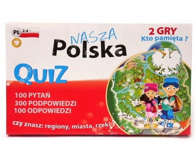 Gra edukacyjna QUIZ Nasza Polska geografia