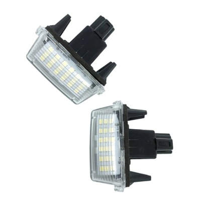 Підсвітка номерного знака led toyota yaris auris фото №1