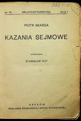 Kazania Sejmowe 1925 r