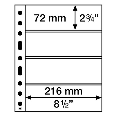 Karty GRANDE EASY 4 C SH 312 banknoty Leuchtturm