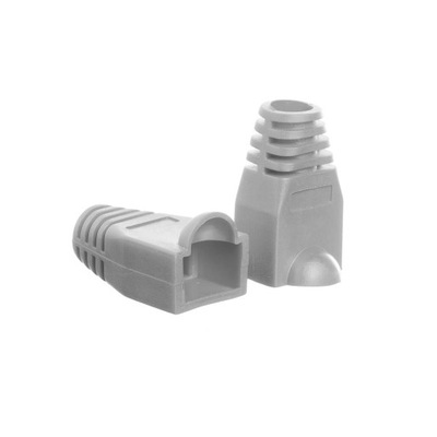 Netrack osłonka na wtyk RJ45 8p szara (100 szt)