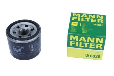 Mann фільтр оливи w6026 фото №1