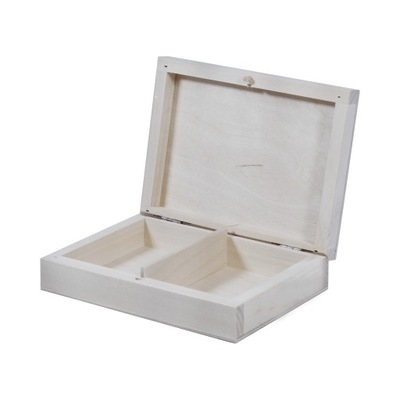 Drewniane pudełko na obrączki