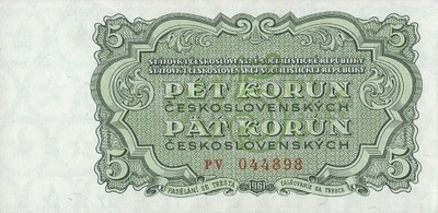 Czechosłowacja - 5 Koron - 1961 - P82a - St.1-/2+