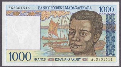 Madagaskar - 1000 franków 1994 (UNC)