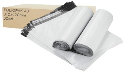 Foliopaki foliopak kurierskie, A3 310x420 50szt